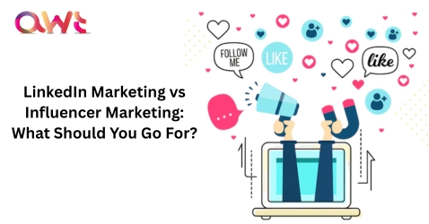 LinkedIn marketing vs influencer marketing comparison concept