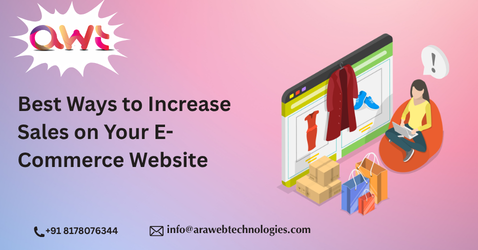 Increase e-commerce website sales illustration