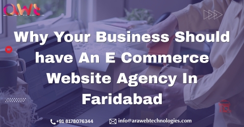 E-commerce website agency in Faridabad helping businesses grow online with professional website development